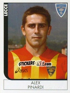 Sticker Alex Pinardi - Calciatori 2005-2006 n. 211 - Panini