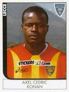 Sticker Axel Cedric Konan - Calciatori 2005-2006 n. 214 - Panini