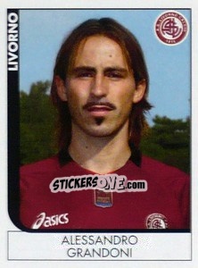 Sticker Alessandro Grandoni - Calciatori 2005-2006 n. 222 - Panini