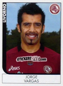 Figurina Jorge Vargas - Calciatori 2005-2006 - Panini