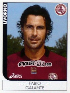 Sticker Fabio Galante - Calciatori 2005-2006 n. 224 - Panini