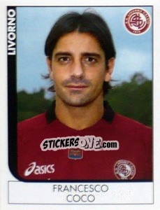 Sticker Francesco Coco - Calciatori 2005-2006 n. 225 - Panini