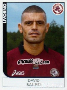 Sticker David Balleri - Calciatori 2005-2006 n. 226 - Panini