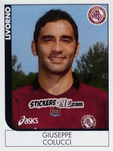 Cromo Giuseppe Colucci - Calciatori 2005-2006 - Panini