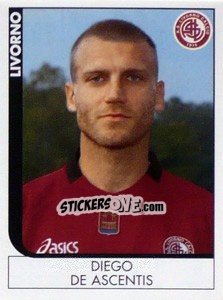 Sticker Diego De Ascentis - Calciatori 2005-2006 n. 232 - Panini