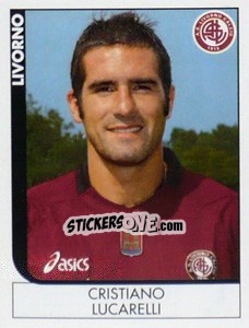 Sticker Cristiano Lucarelli - Calciatori 2005-2006 n. 238 - Panini