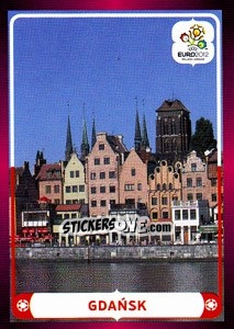 Sticker Gdańsk - UEFA Euro Poland-Ukraine 2012 n. 6 - Panini