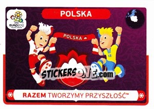 Sticker Razem tworzymy przyszłośc - UEFA Euro Poland-Ukraine 2012 n. 30 - Panini