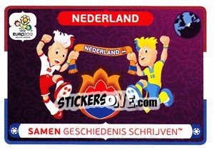 Sticker Samen Geschiedenis Schrijven - UEFA Euro Poland-Ukraine 2012 n. 34 - Panini