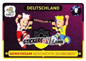 Sticker Gemeinsam Geschichte schreiben - UEFA Euro Poland-Ukraine 2012 n. 36 - Panini