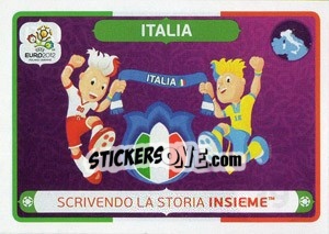 Sticker Scrivendo la storia insieme - UEFA Euro Poland-Ukraine 2012 - Panini