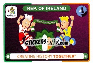 Sticker Creating History Together - UEFA Euro Poland-Ukraine 2012 - Panini