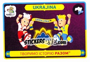 Figurina Творимо історію разом - UEFA Euro Poland-Ukraine 2012 - Panini