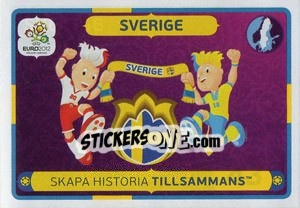 Sticker Skapa historia tillsammans - UEFA Euro Poland-Ukraine 2012 - Panini