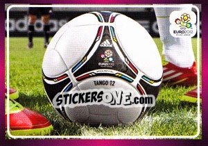 Sticker Official ball - UEFA Euro Poland-Ukraine 2012 - Panini