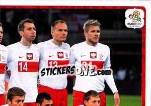 Sticker Team - Polska - UEFA Euro Poland-Ukraine 2012 - Panini