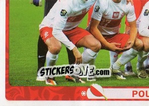 Sticker Team - Polska - UEFA Euro Poland-Ukraine 2012 - Panini