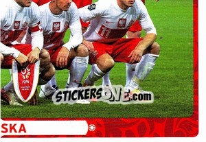 Figurina Team - Polska - UEFA Euro Poland-Ukraine 2012 - Panini