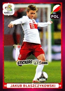 Sticker Jakub Błaszczykowski - UEFA Euro Poland-Ukraine 2012 - Panini