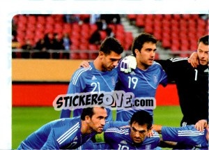 Sticker Team - Hellas - UEFA Euro Poland-Ukraine 2012 - Panini