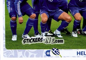 Sticker Team - Hellas - UEFA Euro Poland-Ukraine 2012 - Panini