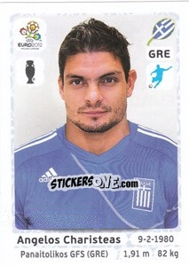 Cromo Angelos Charisteas - UEFA Euro Poland-Ukraine 2012 - Panini