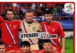 Sticker Team - Rossija - UEFA Euro Poland-Ukraine 2012 - Panini