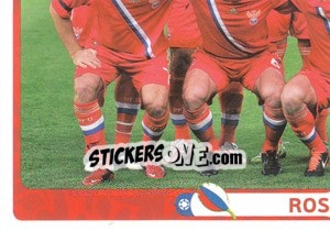 Sticker Team - Rossija - UEFA Euro Poland-Ukraine 2012 - Panini