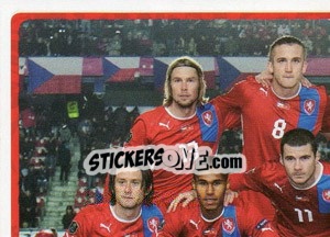 Sticker Team - Ceská Republika - UEFA Euro Poland-Ukraine 2012 - Panini