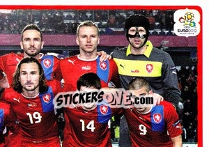 Sticker Team - Ceská Republika - UEFA Euro Poland-Ukraine 2012 - Panini