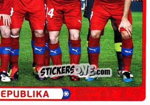 Sticker Team - Ceská Republika - UEFA Euro Poland-Ukraine 2012 - Panini