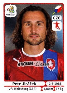 Sticker Petr Jirácek - UEFA Euro Poland-Ukraine 2012 - Panini