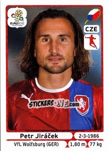 Sticker Petr Jirácek - UEFA Euro Poland-Ukraine 2012 n. 153 - Panini