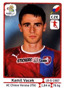 Cromo Kamil Vacek - UEFA Euro Poland-Ukraine 2012 - Panini