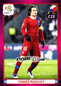 Sticker Tomáš Rosický - UEFA Euro Poland-Ukraine 2012 n. 164 - Panini