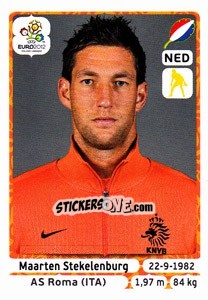 Sticker Maarten Stekelenburg - UEFA Euro Poland-Ukraine 2012 n. 171 - Panini