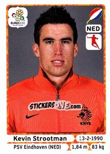 Sticker Kevin Strootman - UEFA Euro Poland-Ukraine 2012 n. 180 - Panini