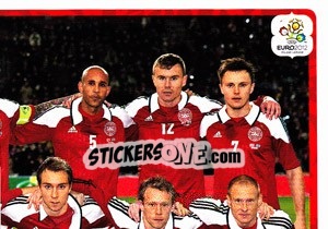 Sticker Team - Danmark - UEFA Euro Poland-Ukraine 2012 n. 197 - Panini