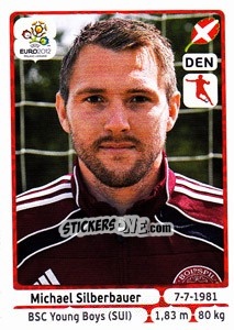Sticker Michael Silberbauer - UEFA Euro Poland-Ukraine 2012 n. 211 - Panini