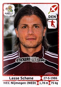Sticker Lasse Schöne - UEFA Euro Poland-Ukraine 2012 n. 216 - Panini