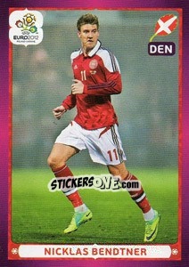 Sticker Nicklas Bendtner - UEFA Euro Poland-Ukraine 2012 n. 222 - Panini