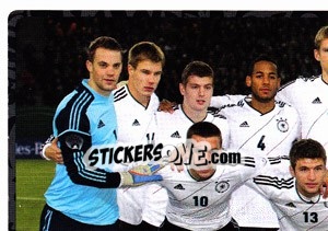 Sticker Team - Deutschland - UEFA Euro Poland-Ukraine 2012 - Panini