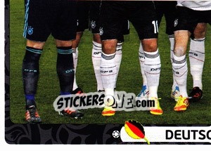 Sticker Team - Deutschland - UEFA Euro Poland-Ukraine 2012 - Panini