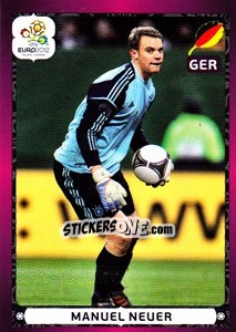 Sticker Manuel Neuer - UEFA Euro Poland-Ukraine 2012 n. 249 - Panini