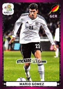 Sticker Mario Gomez - UEFA Euro Poland-Ukraine 2012 - Panini