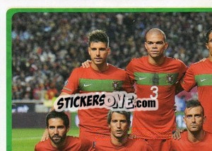 Sticker Team - Portugal - UEFA Euro Poland-Ukraine 2012 n. 254 - Panini