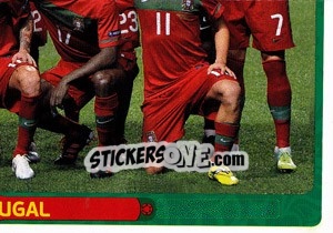 Sticker Team - Portugal - UEFA Euro Poland-Ukraine 2012 n. 257 - Panini