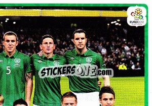 Sticker Team - Rep. of Ireland - UEFA Euro Poland-Ukraine 2012 n. 342 - Panini