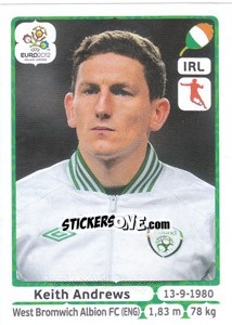 Cromo Keith Andrews