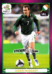 Sticker Aiden McGeady - UEFA Euro Poland-Ukraine 2012 n. 366 - Panini